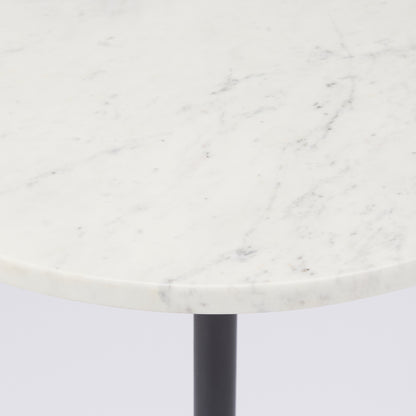 Maxwell Marble Top Pedestal End/Side Table