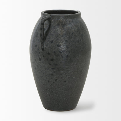 Kora Medium Dark Metallic Double Ear Vase