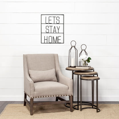 Let's Stay Home Sign