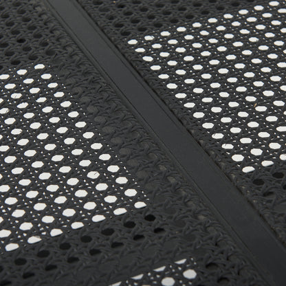 Arvin 59.1L x 17.7W x 18.1H Black Wooden Bench