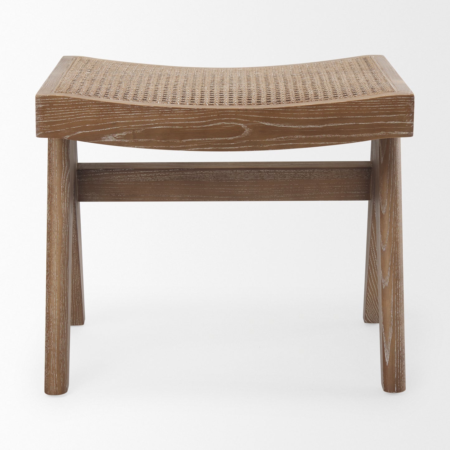 Arvin 21.7L x 17.7W x 18.1H Medium Brown Wooden Stool