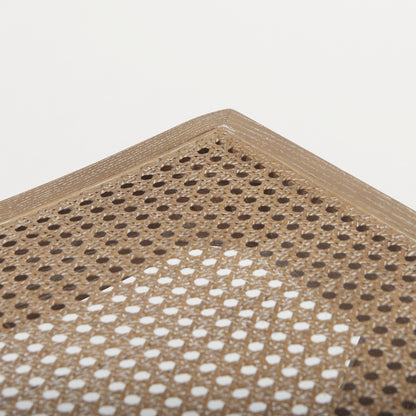 Arvin 21.7L x 17.7W x 18.1H Medium Brown Wooden Stool