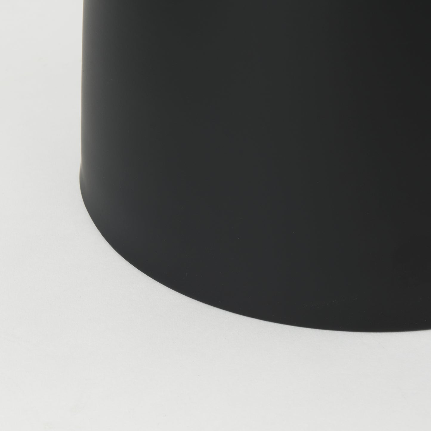 Talulla 16.5L x 16.5W x 19.7H Matte Black Metal Accent Table