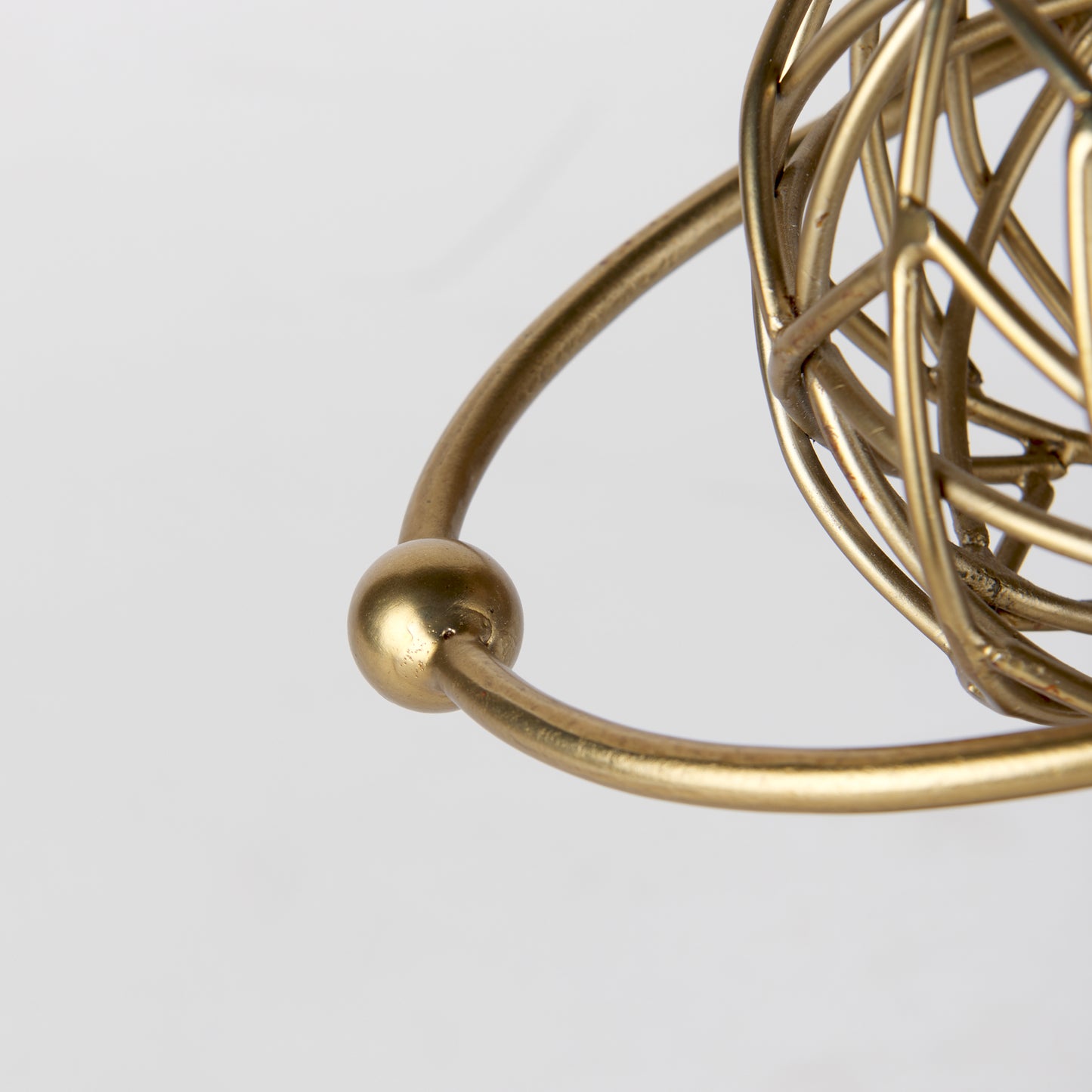 Atlas 10.0L x 8.0W x 12.0H Gold Metal Solar System Ornament