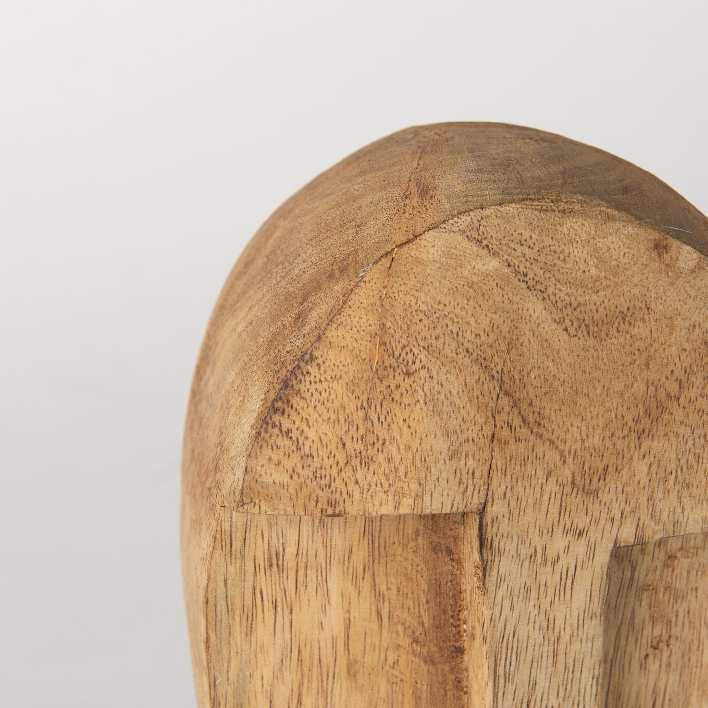 Ivan Medium Wooden Head Sculpture