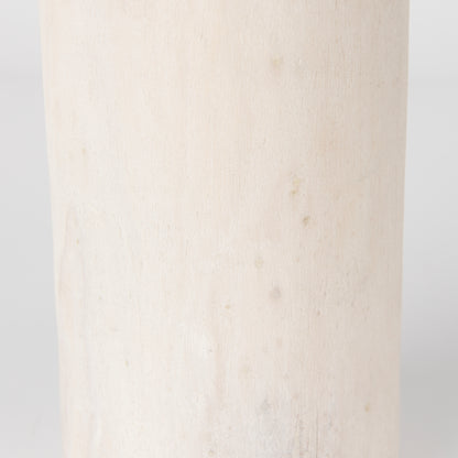 Knox Medium White-Wash Wood Decorative Object