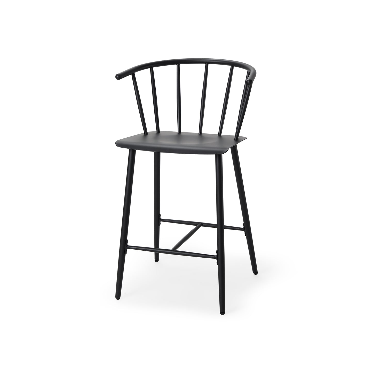 Colin Black Metal Counter Stool