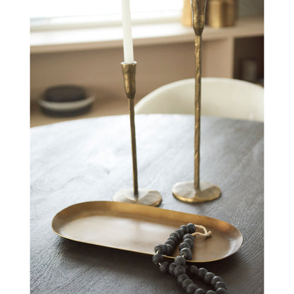 Payson 18.0L x 8.5W x 0.8H Aluminum Candle Tray