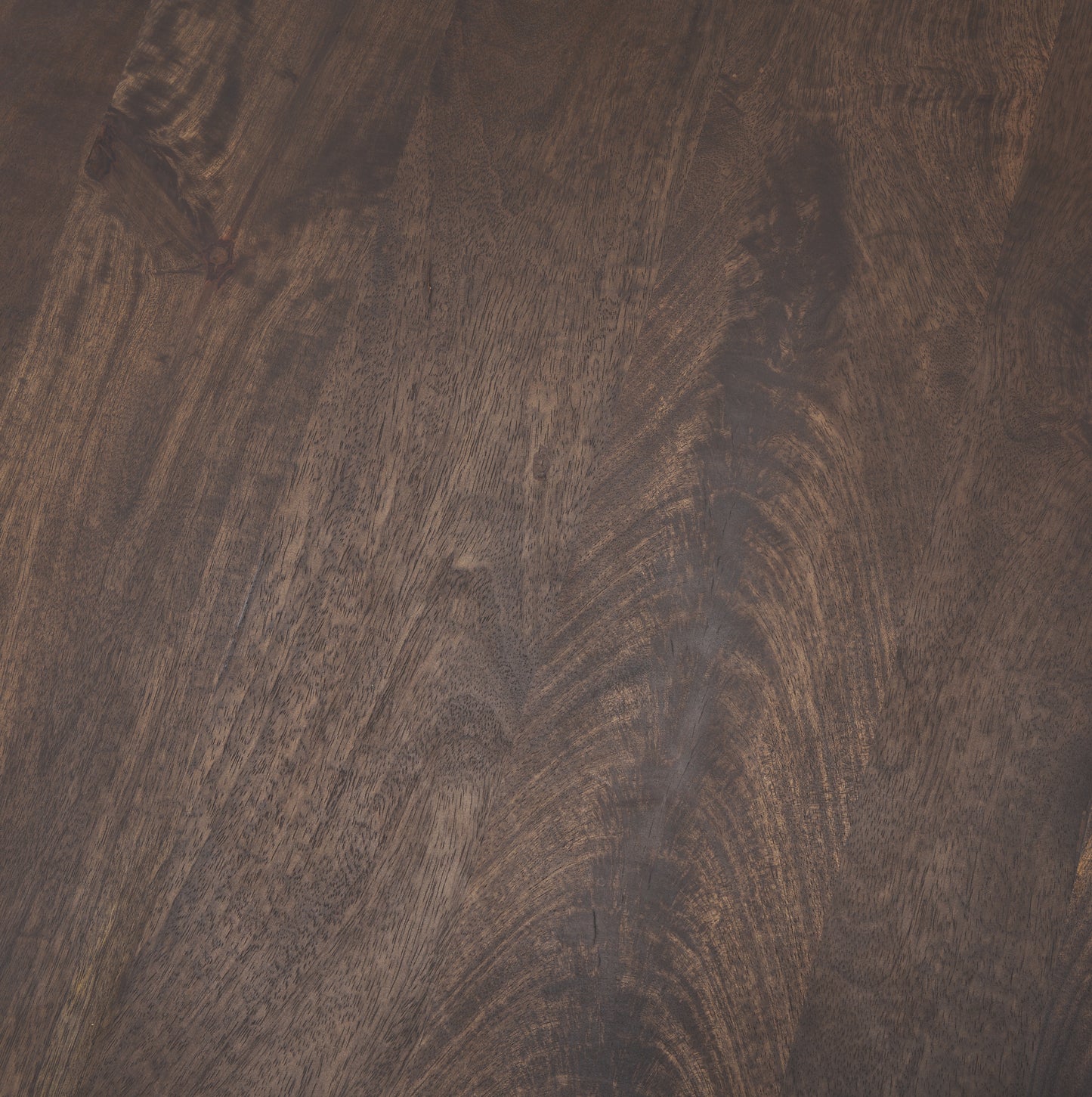 Todd Dark Brown Wood W/ Metal Legs Side Table