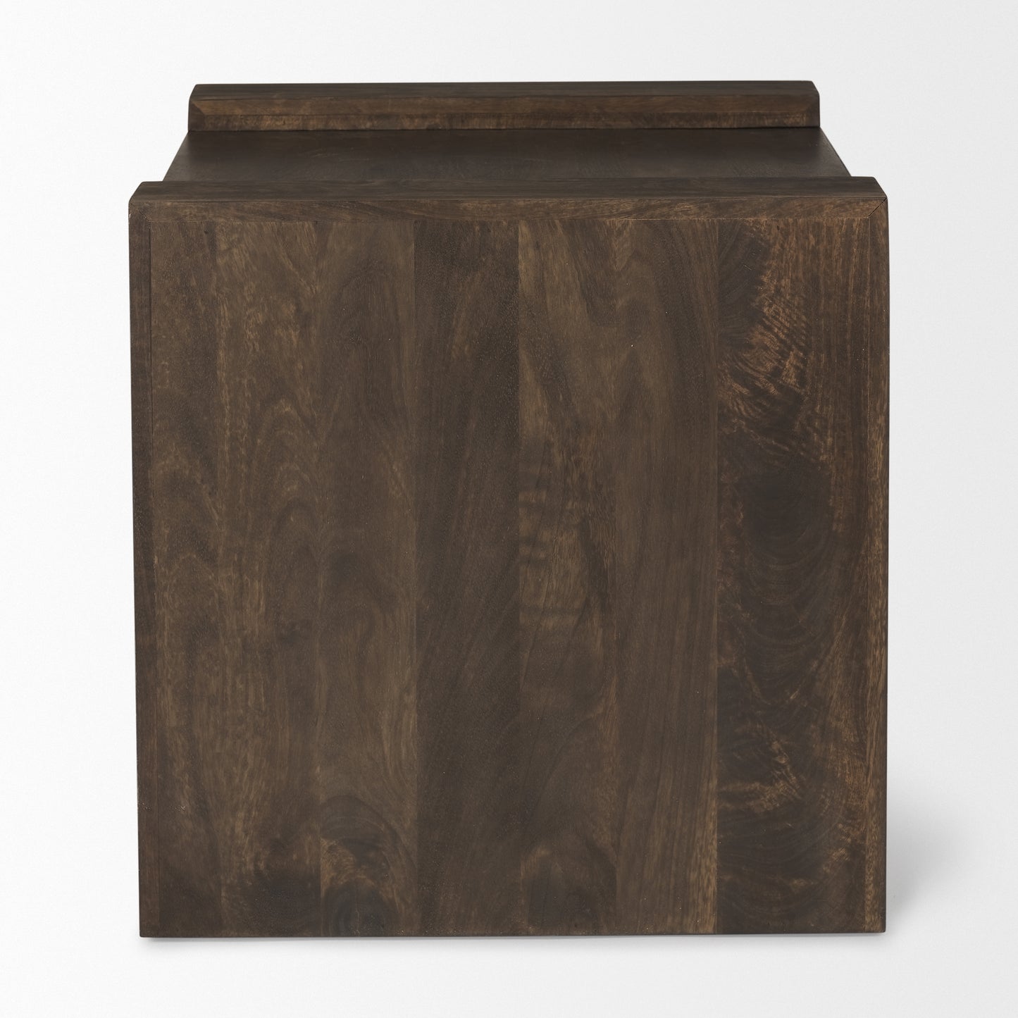 Athelia Dark Brown Wood Accent Table