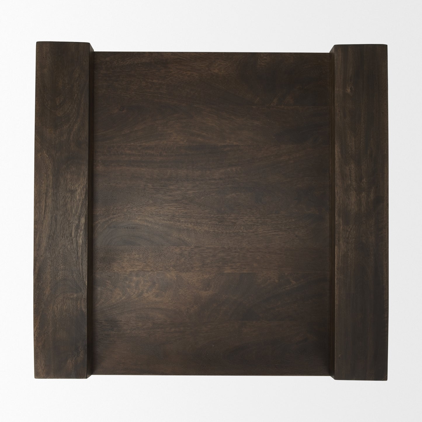 Athelia Dark Brown Wood Accent Table