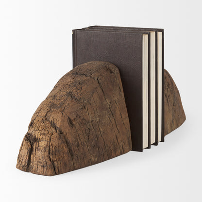 Incana Handmade Reclaimed Wooden Bookends