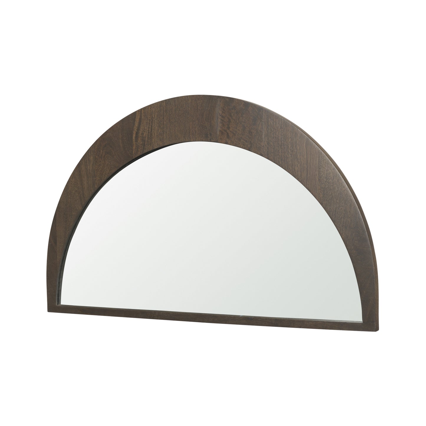 Celeste Dark Brown Wood Small Mirror