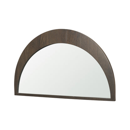 Celeste Dark Brown Wood Small Mirror