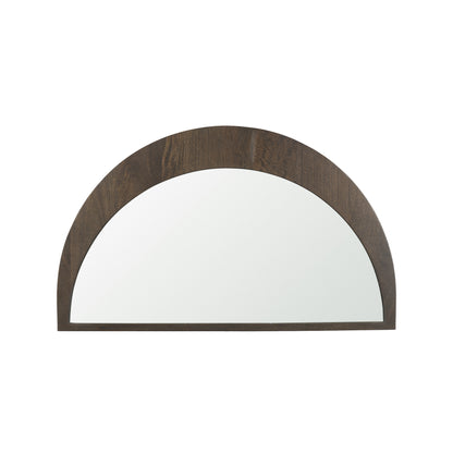 Celeste Dark Brown Wood Small Mirror