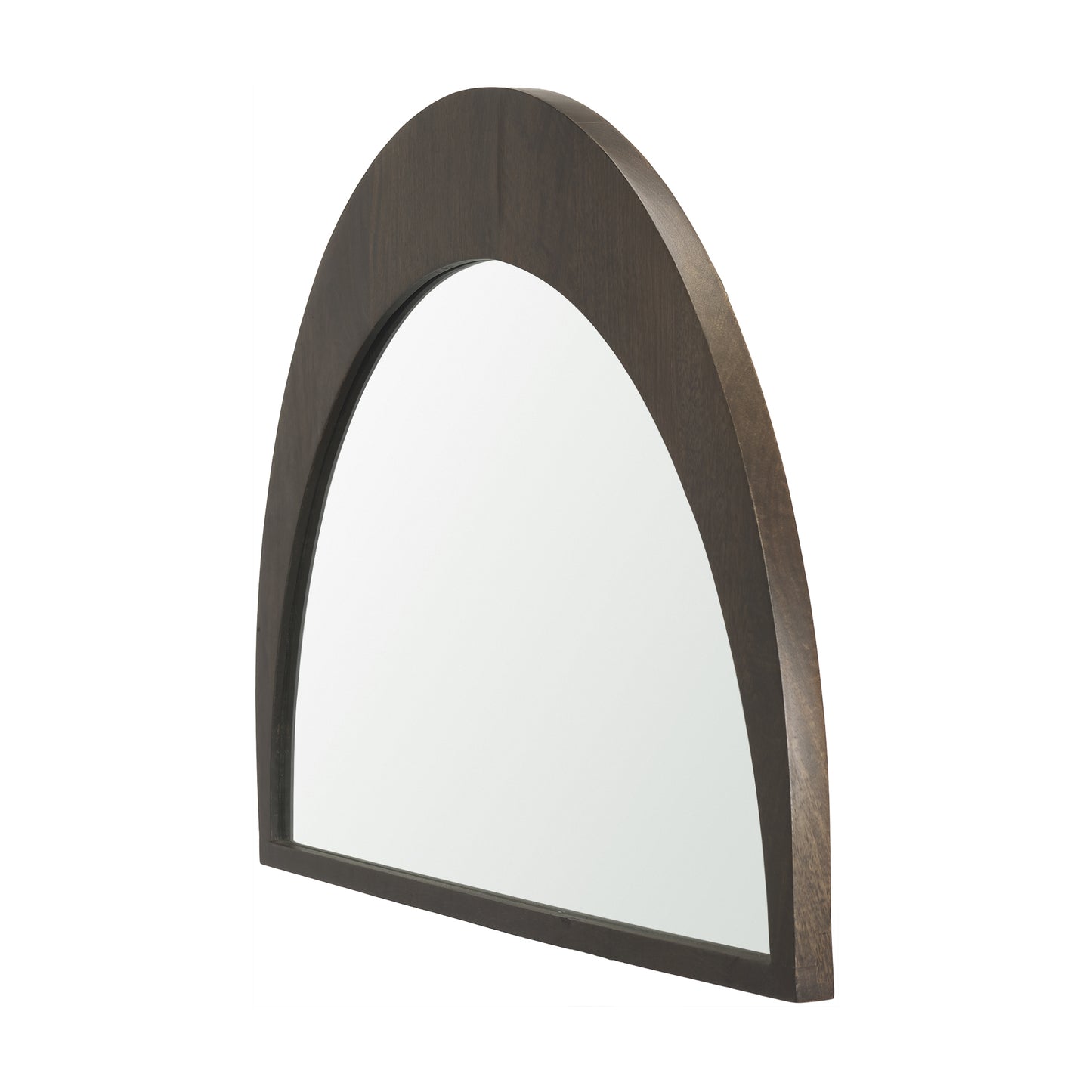 Celeste Dark Brown Wood Small Mirror