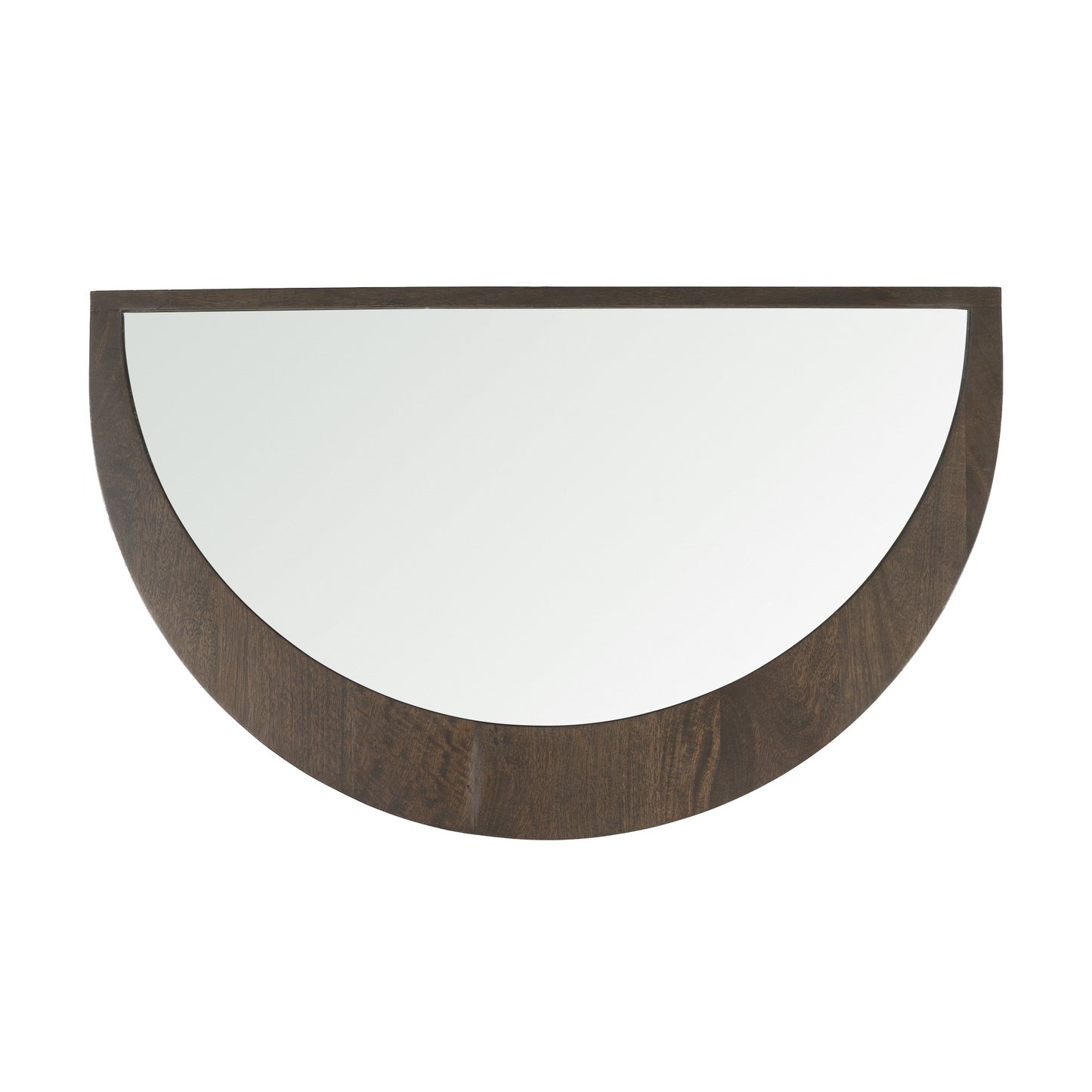 Celeste Dark Brown Wood Small Mirror