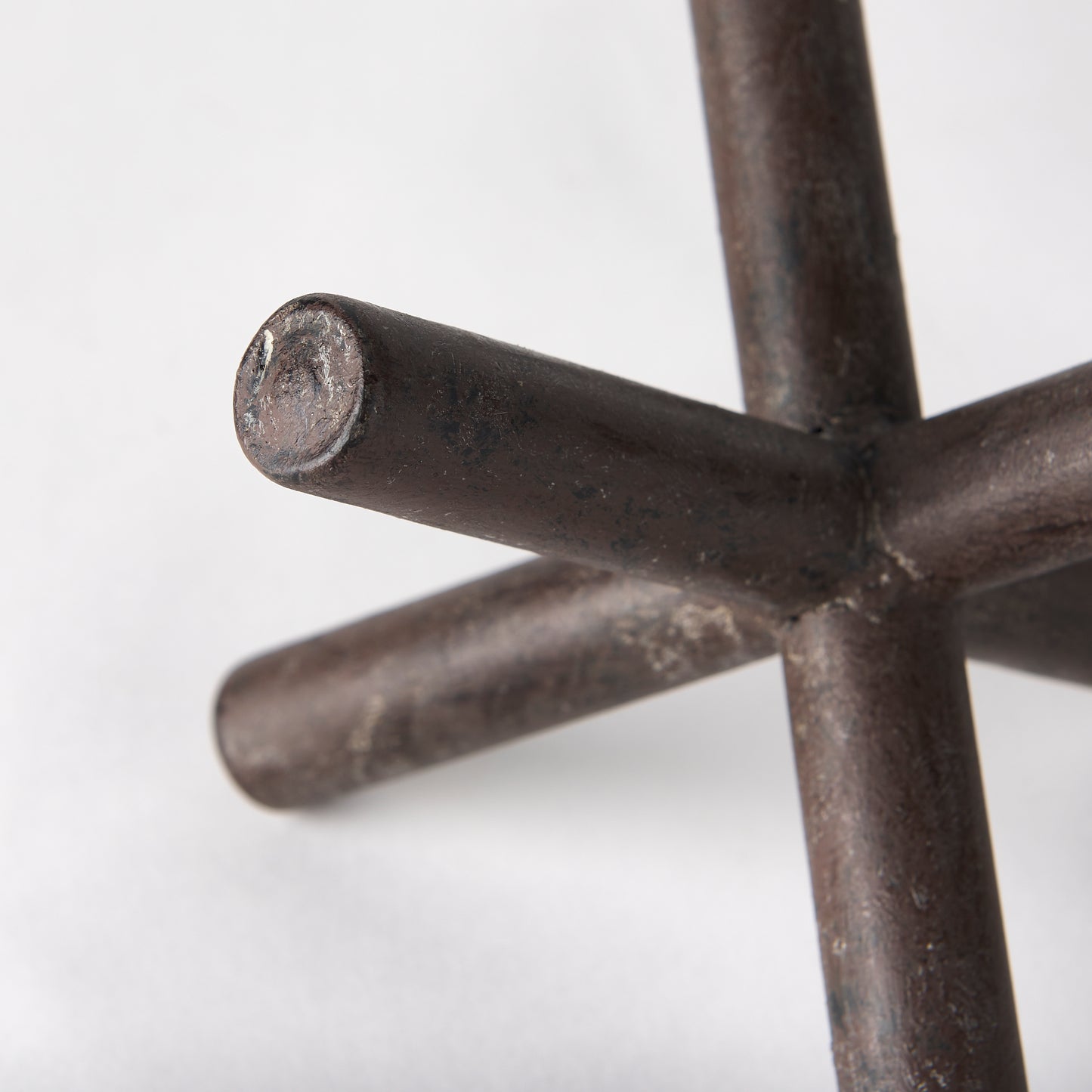 Astericks III (Small) 6L x 6W Brown Metal Decor Object