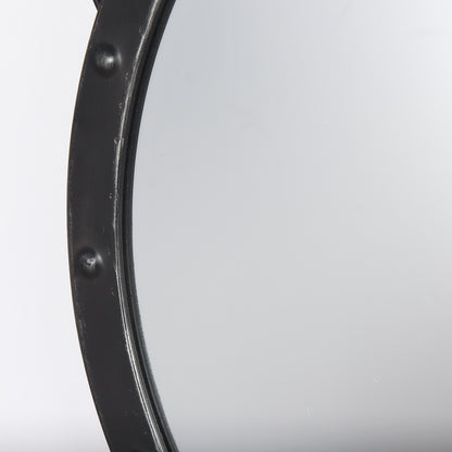Pendula 27L x 27H Round Metal Frame Mirror