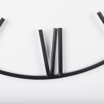 Roman 36" Round Oversize Industrial Wall Clock