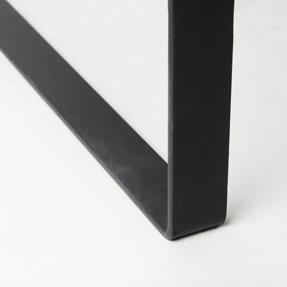 Guilia Castlerock Gray With Metal Frame Sling Accent Chair