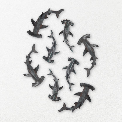 Acus 18H Small Hammerhead Shark Resin Wall Decor