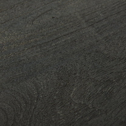 Atticus Black Wood and Antiqued Gold Metal Nesting Accent Tables (Set of 2)