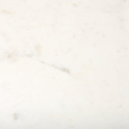 Atticus Marble and Antiqued Gold Metal Coffee Table