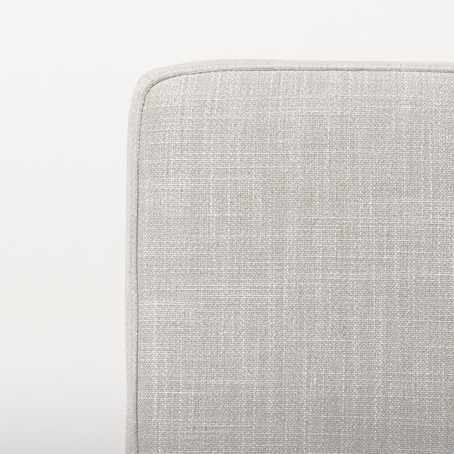 Stamford Beige Upholstered Seat w/ Wood Back, Black Metal Frame Dining Chair