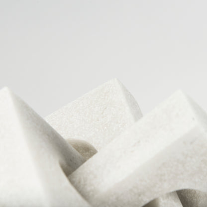 Linx Small Granite Resin Sculpture Decorative Object