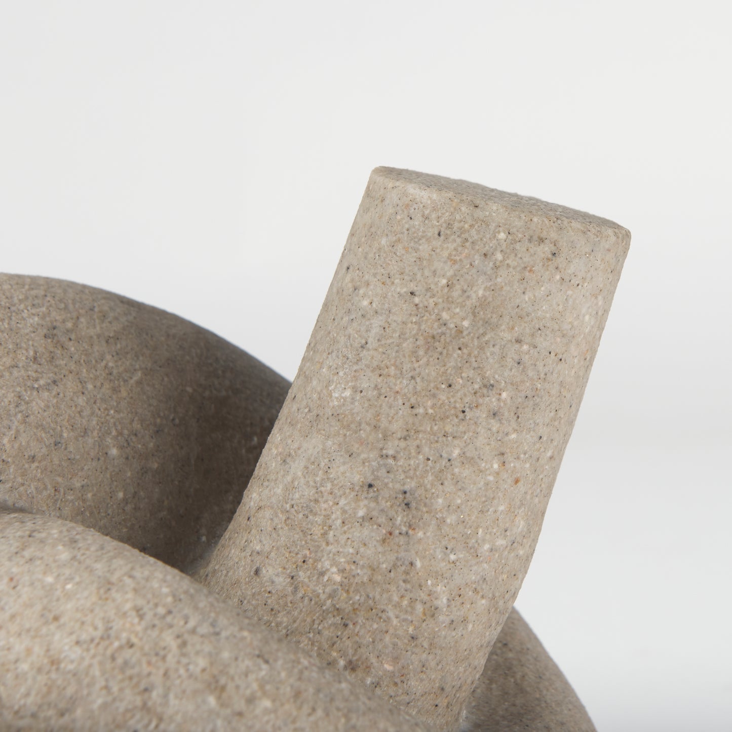 Otto Sandstone Resin Small Knot Sculpture Decorative Object