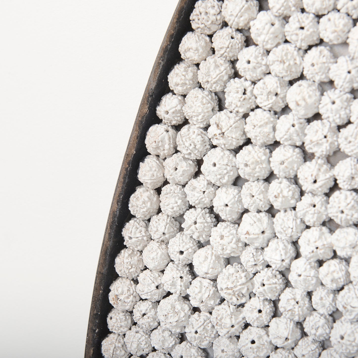 Varoona Decorative Wall Object featuring Rudraksha Stones