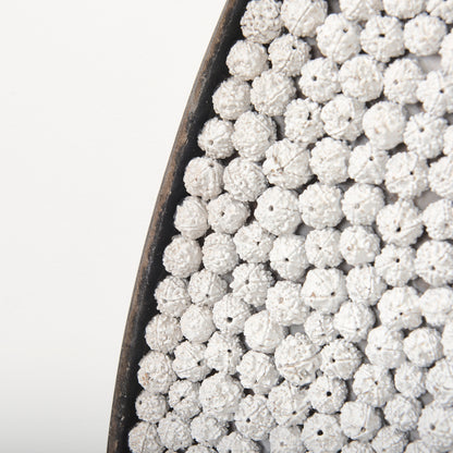 Varoona Decorative Wall Object featuring Rudraksha Stones