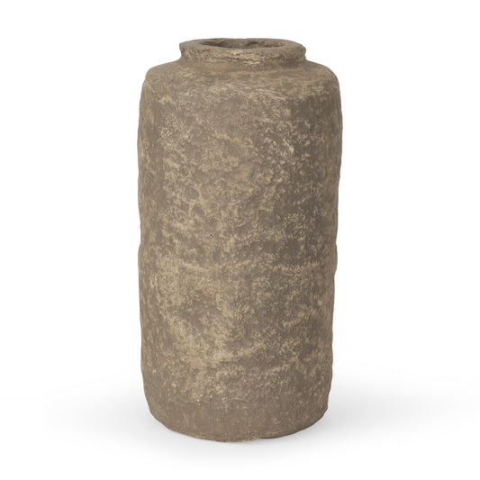 Bala Small Gray Paper Mache Vase