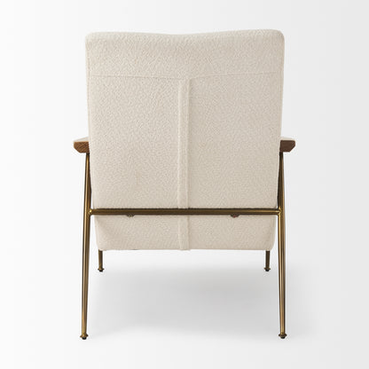 Grosjean Cream Boucle Accent Chair