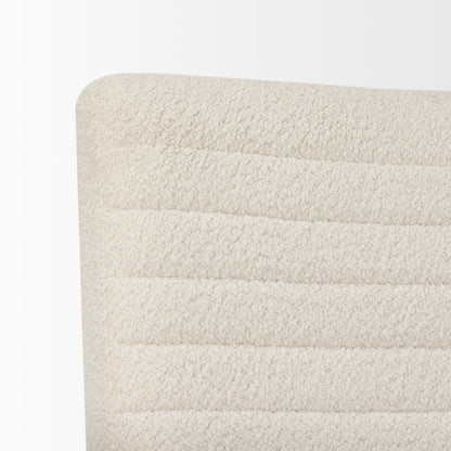 Grosjean Cream Boucle Accent Chair