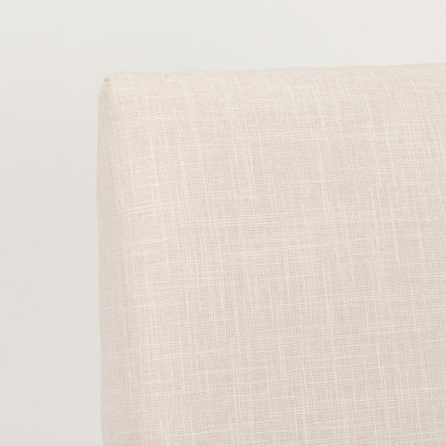 Palisades Cream Upholstery w/ Solid Wood Armless Dining Chair