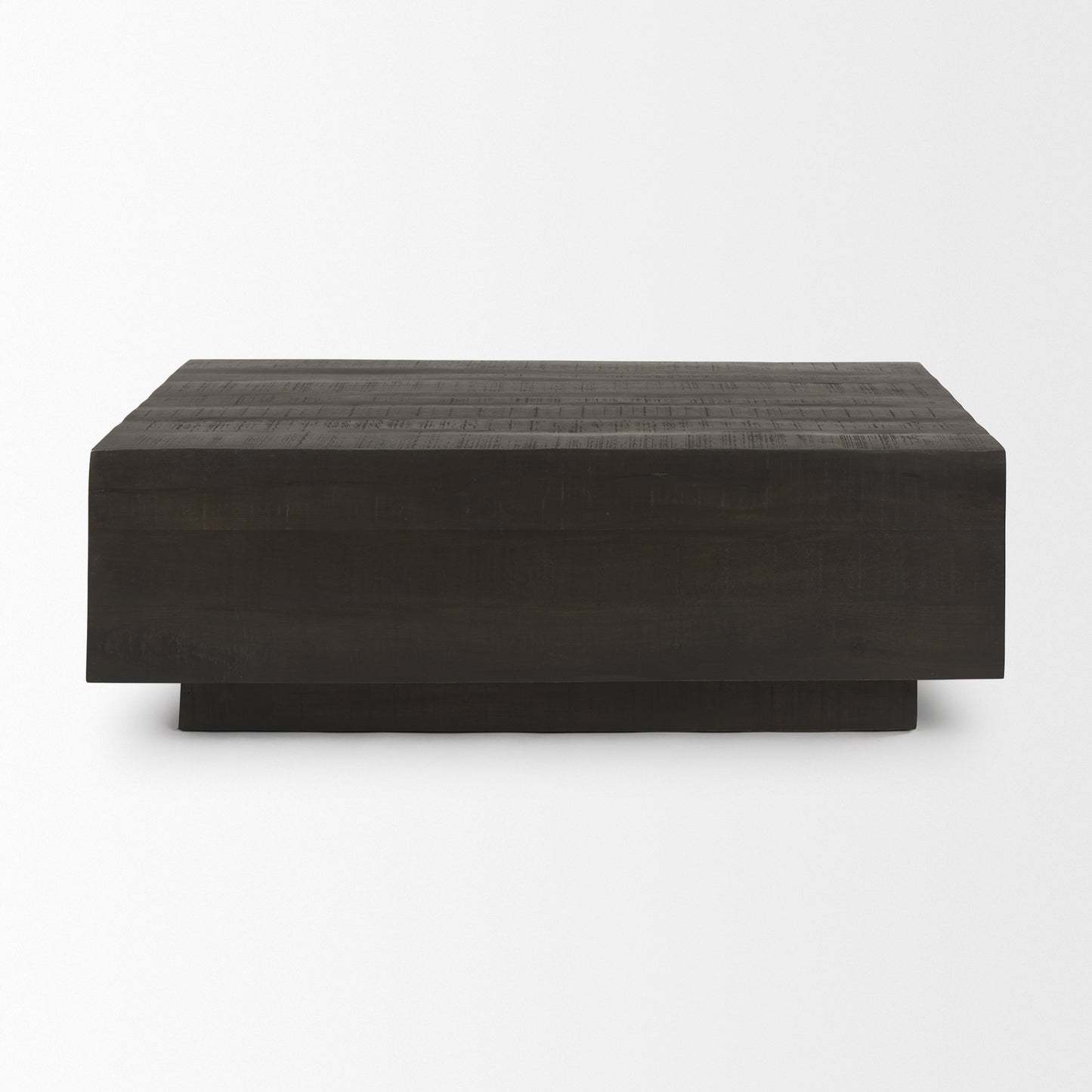 Hayden Dark Brown Wood Rectangular Coffee Table