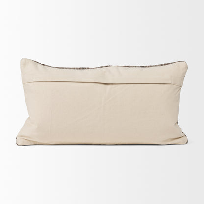 Khloe Taupe Lumbar Pillow Cover