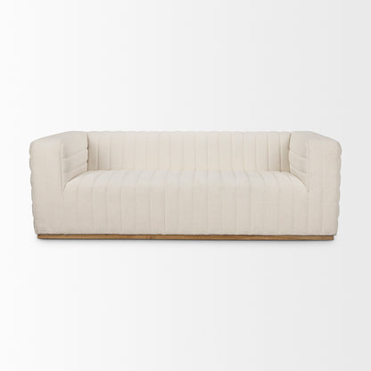 Ricciardo Cream Boucle 3-Seater Sofa