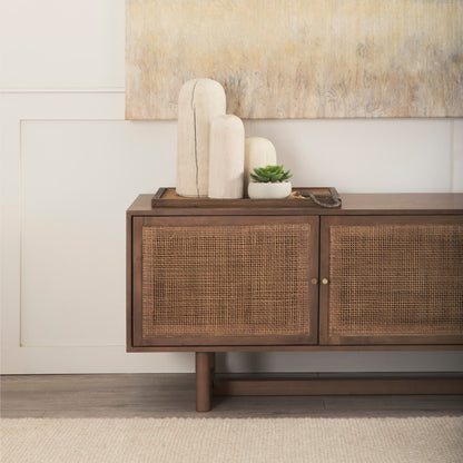 Knox Medium White-Wash Wood Decorative Object