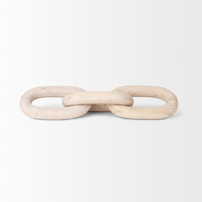 Tayla Large Blonde Wood Chain Link
