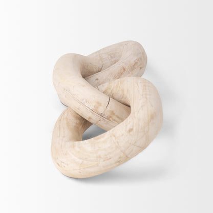 Tayla Large Blonde Wood Chain Link