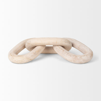 Tayla Large Blonde Wood Chain Link
