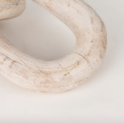 Tayla Large Blonde Wood Chain Link