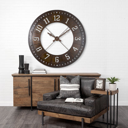 Newcastle 56.5" Giant Oversize Industrial Wall Clock