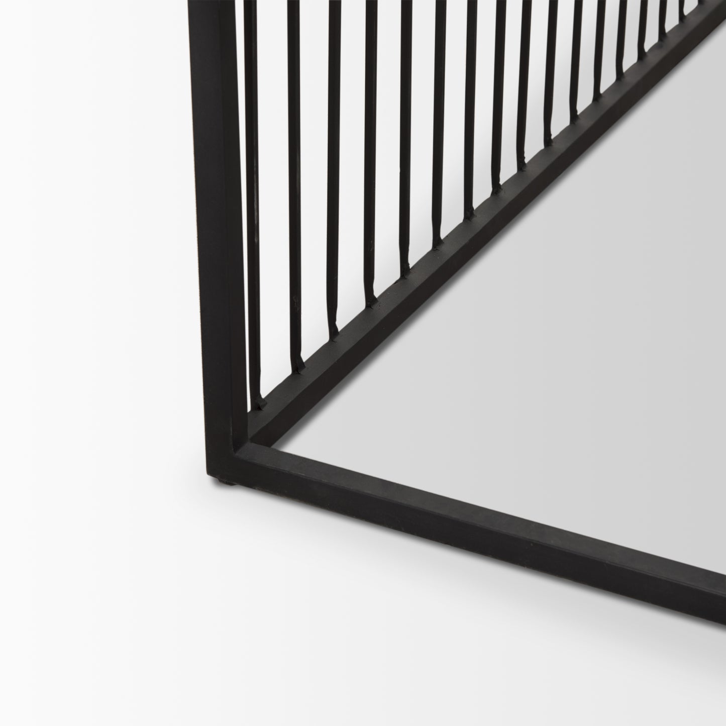 Miles Black Metal w/ Light Wood Nesting Coffee Table