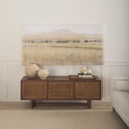 Sunita Set of 3 Beige Paper Mache Orbs