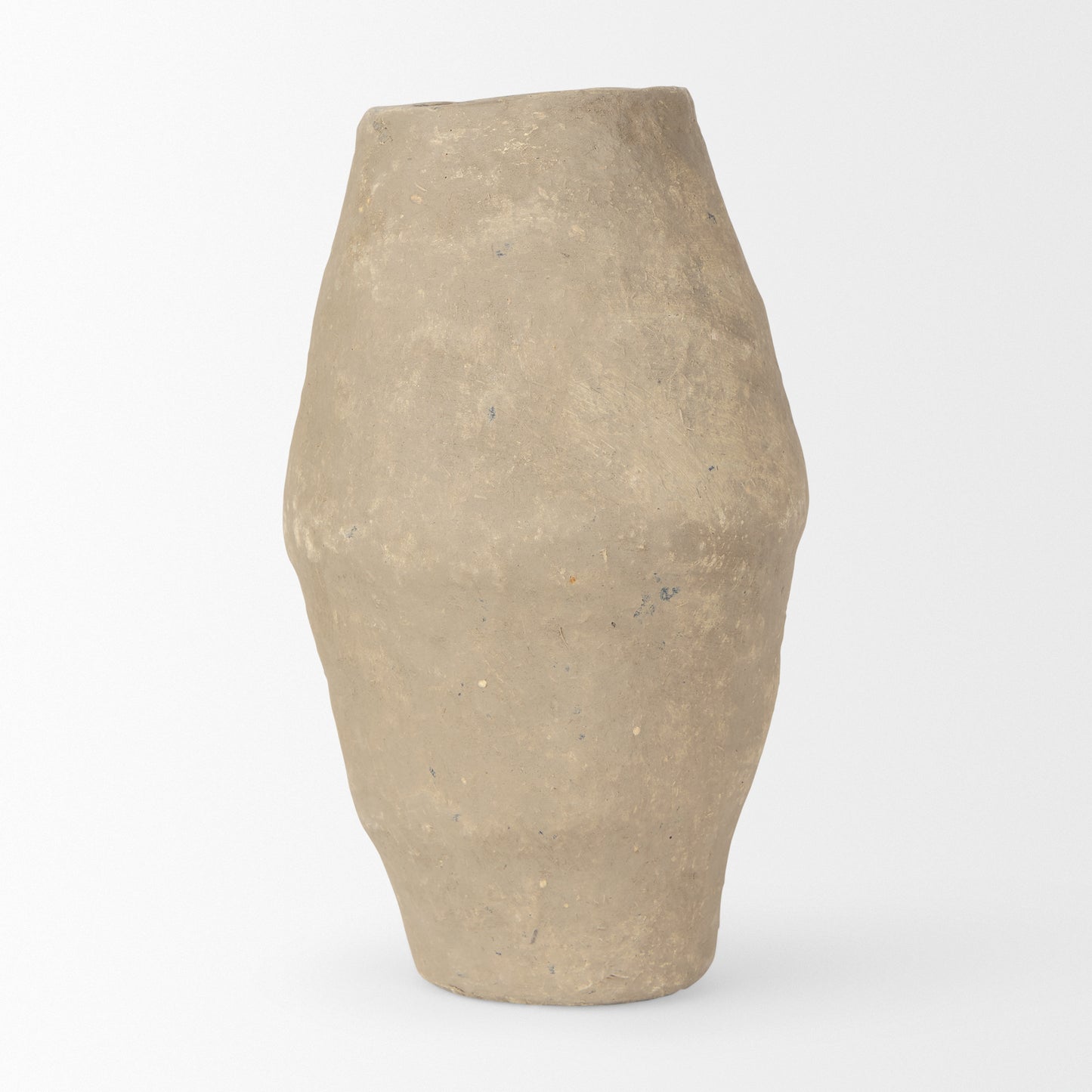 Rundal Small Gray Paper Mache Vase