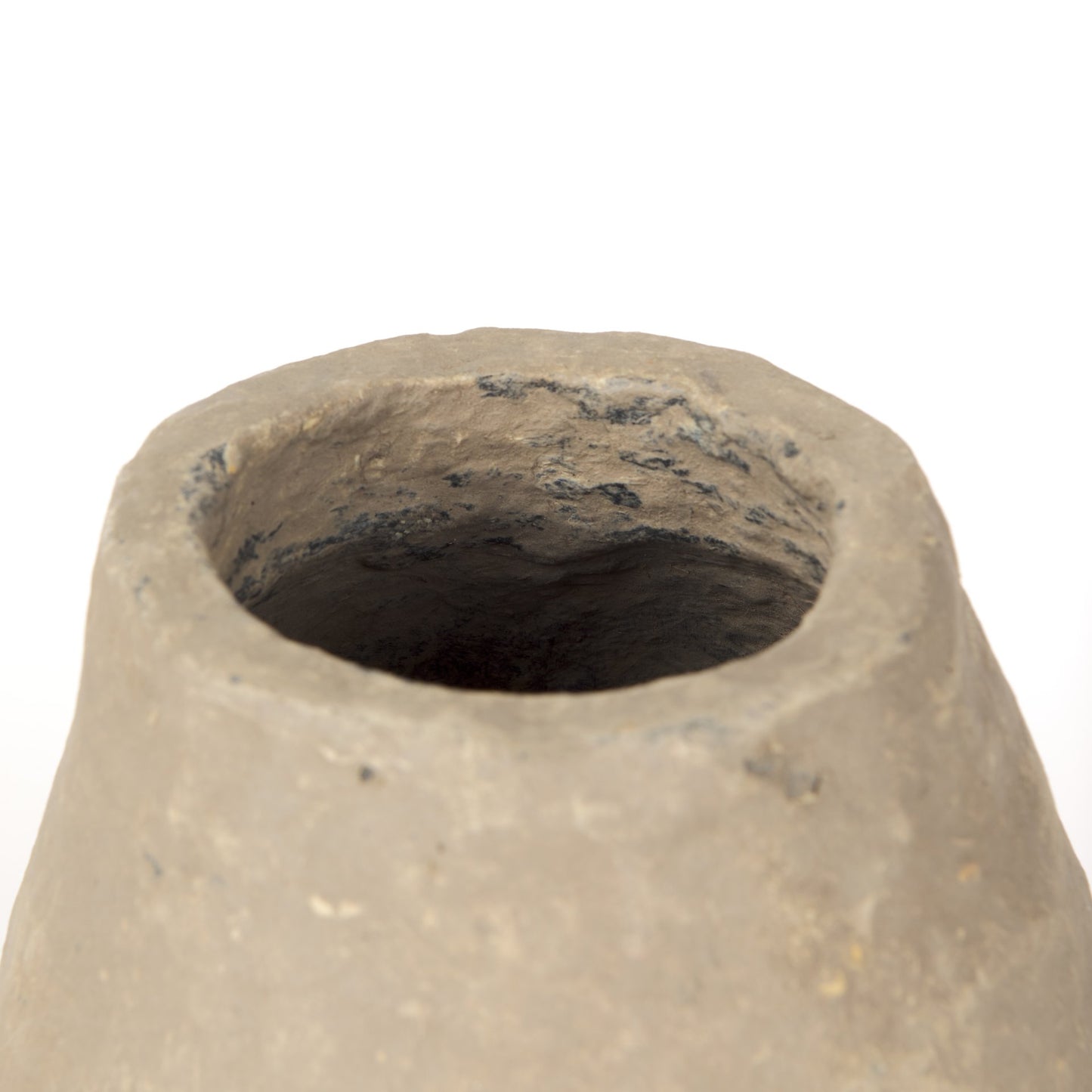 Rundal Small Gray Paper Mache Vase